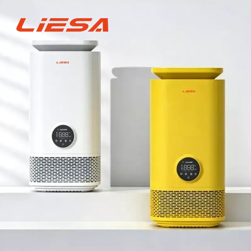 2-i-1 Purifier Luftfugter Combo til soveværelse