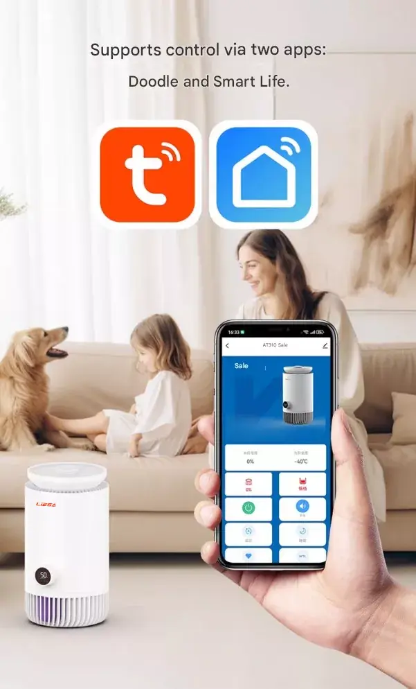 Smart 2-in-1 Purifier Humidifier Combo Application